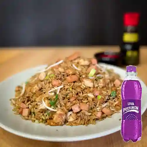 Arroz Chino 3 Carnes Especial +Uva Postobon 250ml