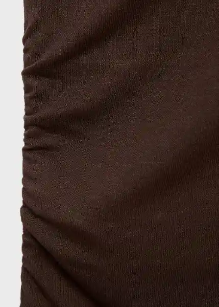 Top Salome Marrón Talla XS Mujer Mango