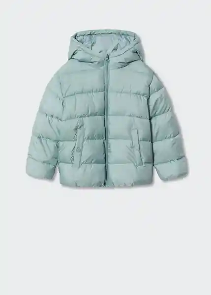 Anorak Ali3 Verde Pastel Talla 06 Niñas Mango