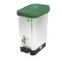 Estra Papelera Aprovechable Verde 22 L