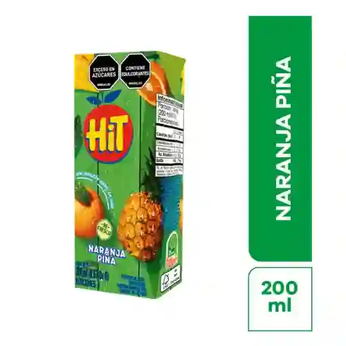 Hit Caja Naranja Piña 200 ml