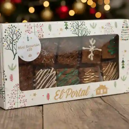 Mini brownies caja x 10 unidades