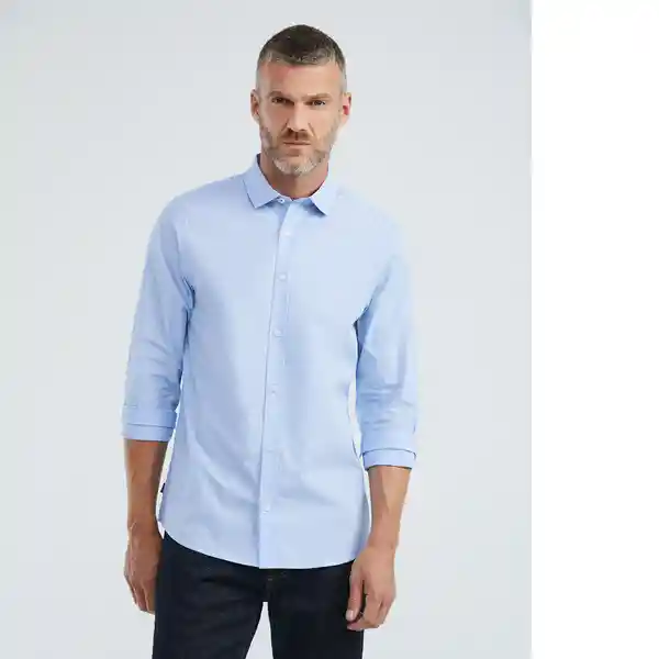 Camisa Smart Shirt Manga Larga Azul Claro Talla S Chevignon