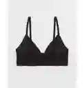 Bralette Negro Talla Large Aerie American Eagle