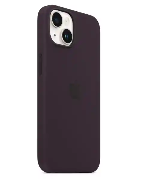 Apple Silicone Case iPhone 14 With Magsafe Elderberry