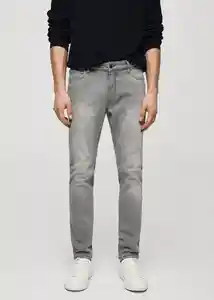 Jean Jude Tejano Gris Talla 42 Hombre Mango