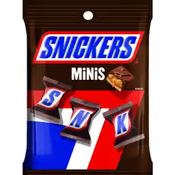 Snickers mini chocotales con maní 127.4 g