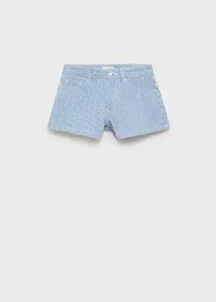 Short Minibs Azul Talla 20 Teen Niñas Mango