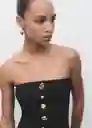 Vestido Dali Negro Talla M Mujer Mango
