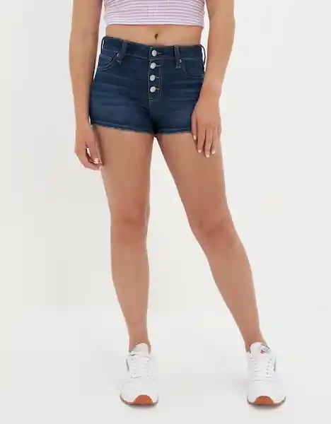 Short Mujer Azul Talla 4 400381242936 American Eagle