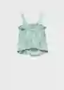 Blusa Audrey Verde Pastel Talla 11 Niña Mango