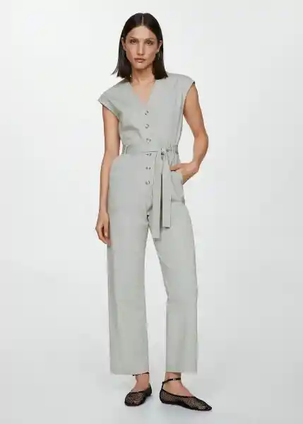 Mono Azalea Gris Claro Vigoré Talla XL Mujer Mango