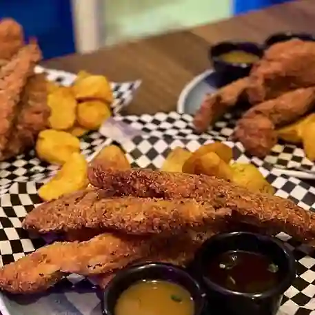 Dedos de Pollo Apanados