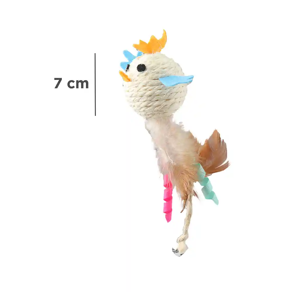 Miniso Peluche Para Mascota Pelota Chick Sisal