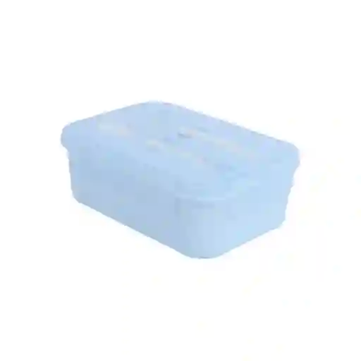 Contenedor Para Lunch Rectangular Azul Miniso