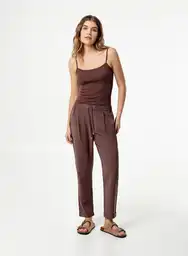 Pantalon Largo Mujer 8 - Cafe