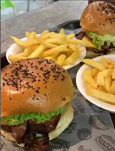 Combo Hamburguesa de Res Sencilla