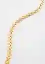 Collar Diana Oro Talla 99 Mujer Mango