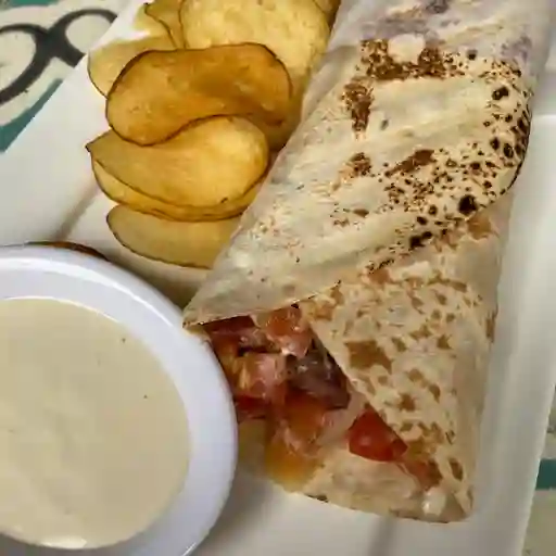 Combo shawarma de falafel