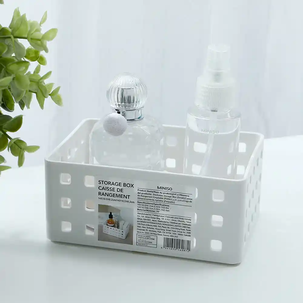 Miniso Caja de Almacenamiento Apilable Pequeña