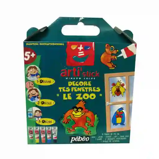 Pébéo Kit Artistick Pintura Mágica "Zoológico"