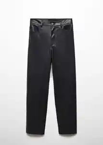 Pantalón Lille Negro Talla 34 Mujer Mango