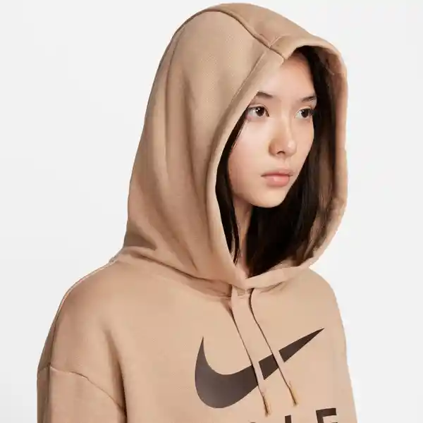 Nike Buzo Hoodie W Nsw Air Flc os Po Café T. L Ref: FB8649-200