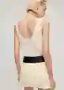 Top Kali Crudo Talla L Mujer Mango