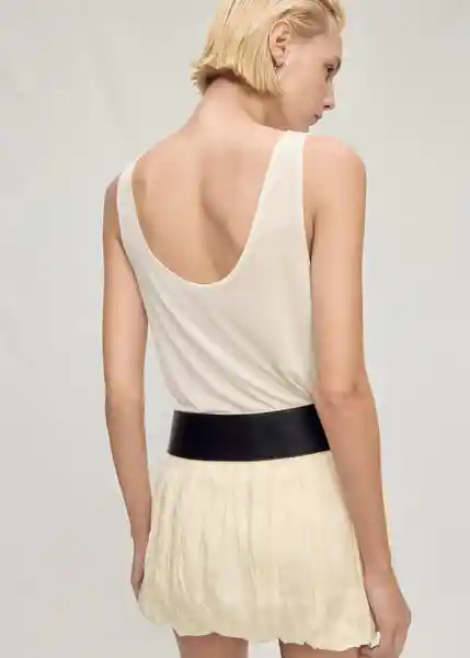Top Kali Crudo Talla L Mujer Mango