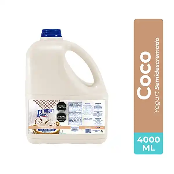 Pomar Yogurt Semidescremado Coco