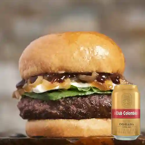 Combo John Stacker + Club col. Dorada Lta 330ml