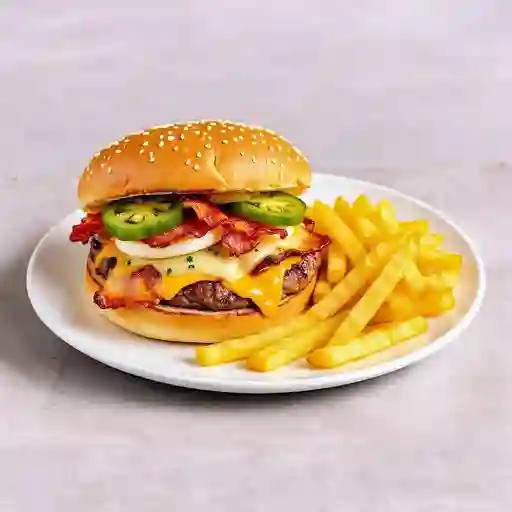 Hamburguesa especial quillera