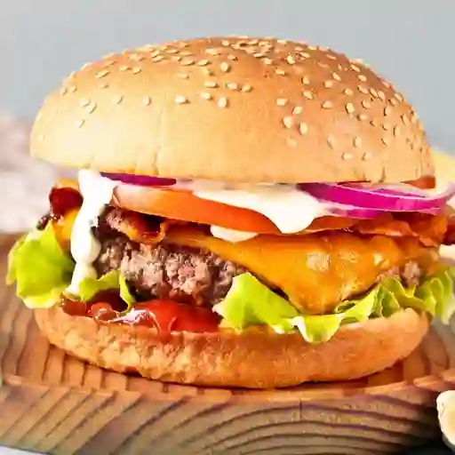 Hamburguesa sencilla