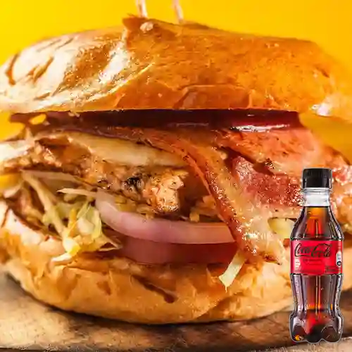 Combo Hamburguesa Big Nacho +Cocacola S/az 250ML