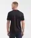 Camiseta Graphic Negro Sombrio Ultraoscuro Talla S Chevignon