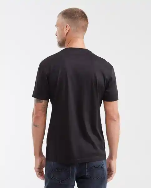 Camiseta Graphic Negro Sombrio Ultraoscuro Talla S Chevignon