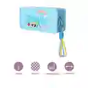 Cosmetiquera Cuadrada Serie Chicas Súper Poderosas Azul Miniso