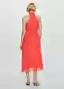 Vestido Adela Coral Talla XL Mujer Mango