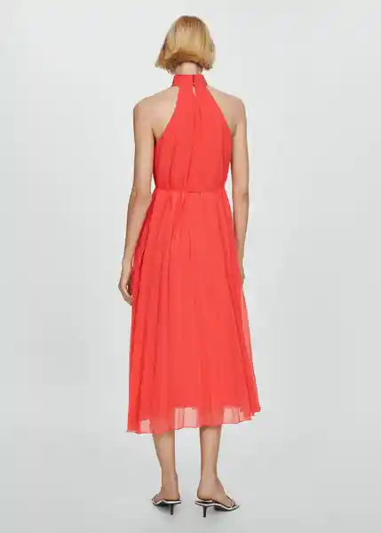 Vestido Adela Coral Talla XL Mujer Mango