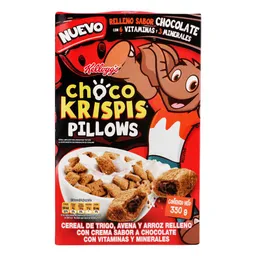 Choco Krispis Cereal Pillows Relleno con Crema de Chocolate
