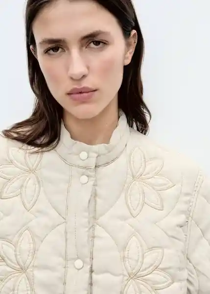 Chaqueta Puzzle Gris Talla S Mujer Mango