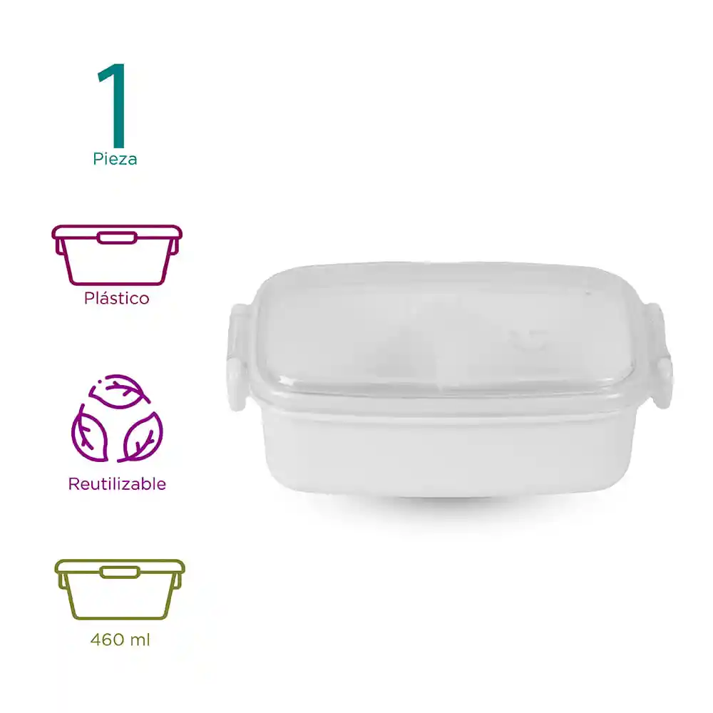 Contenedor de Alimentos Blanco Miniso