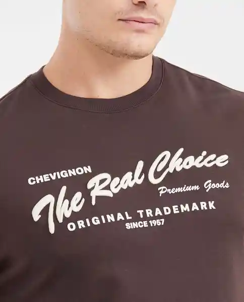 Camiseta Original Cafe Arboleda Ultraoscuro T S Chevignon