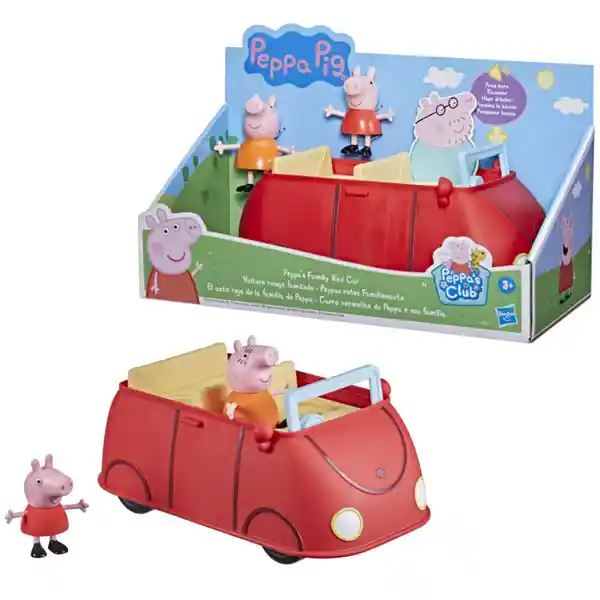 Peppa Pig Vehículo de la Familia Rojo