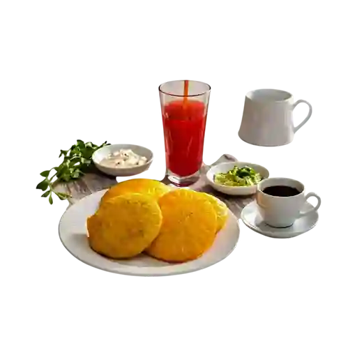 Arepa de Huevo con Carne