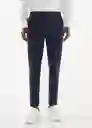 Pantalón Bologna Navy Talla 44 Hombre Mango