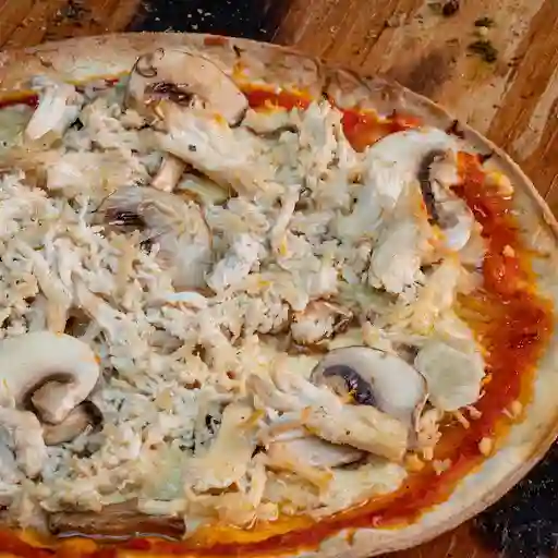 Pizza Pollo Y Champinon