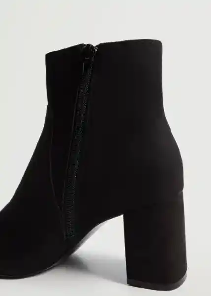 Botin Nilo Negro Talla 39 Mujer Mango