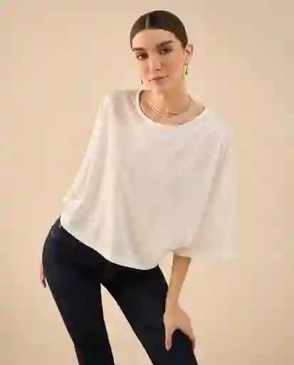 Camiseta Blanco Claro Talla L 402G003 Esprit