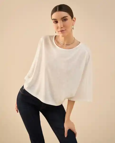 Camiseta Blanco Claro Talla L 402G003 Esprit